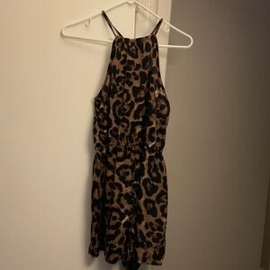 Boohoo Animal Print One Piece